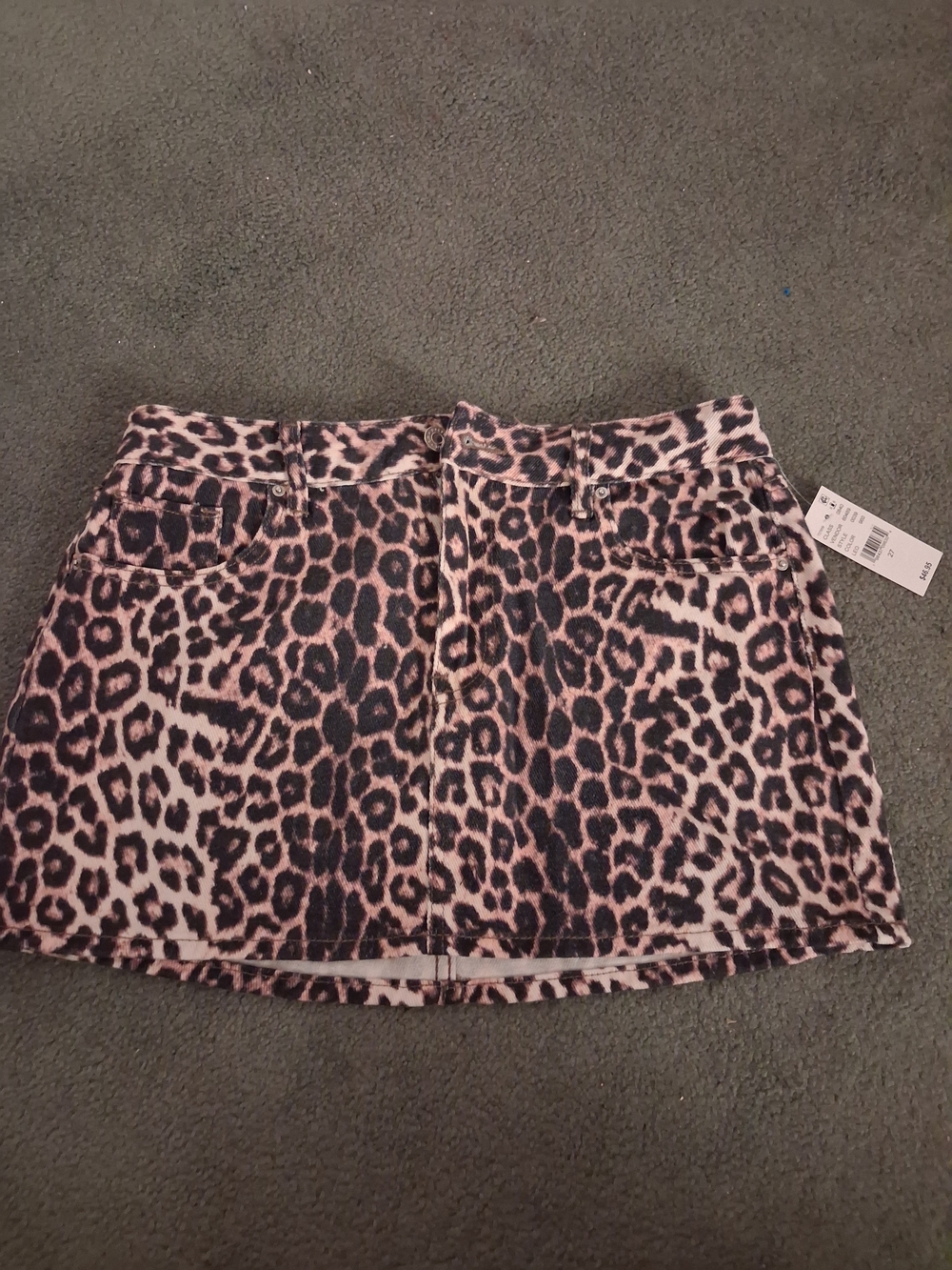 PacSun Leopard Print Mini Skirt